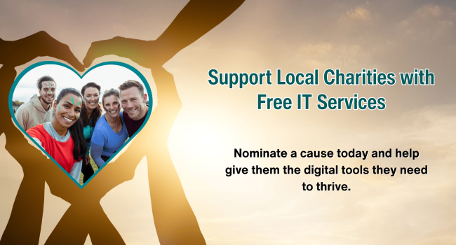 LB Tech Solutions will deliver a free “Charity Tech Support” package to five selected small charities in the region.